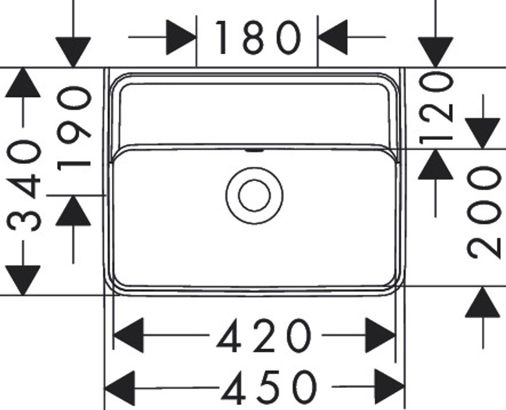 https://raleo.de:443/files/img/11eeea3e907f554092906bba4399b90c/size_l/Hansgrohe-Xanuia-Q-Handwaschbecken-450-340-ohne-Hahnloch-mit-Ueberlauf-Weiss-60229450 gallery number 1